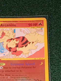 Pokemon Arcanine 002/147 Aquapolis Reverse Holo Rare 90 HP Stage 1 English - Image 4