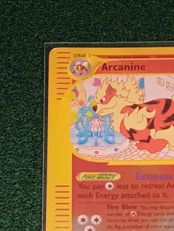 Pokemon Arcanine 002/147 Aquapolis Reverse Holo Rare 90 HP Stage 1 English - Image 5