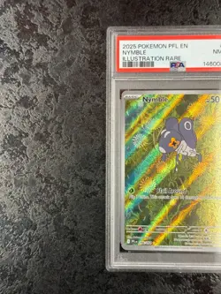 2025 POKEMON PFL EN NYMBLE ILLUSTRATION RARE #096 NM-MT PSA 8 - Image 3