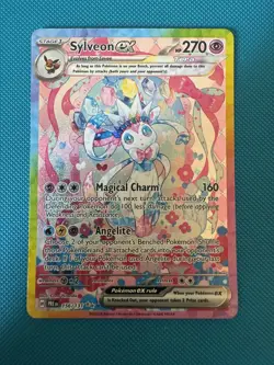 Pokemon TCG Sylveon EX 156/131 Prismatic Evolutions 2025 NM - Image 1