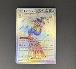 Pokemon TCG Farigiraf EX Temporal Forces Ultra Rare Card 194/162 - Image 1