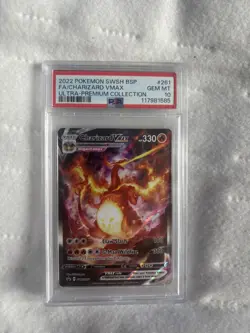 Pokemon TCG 2022 Sword & Shield Black Star Promo Charizard VMAX SWSH261 PSA 10 - Image 2