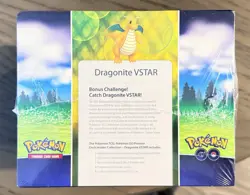 Pokemon GO Dragonite VSTAR Premier Deck Holder Kit Etched Foil Promo Booster - Image 3