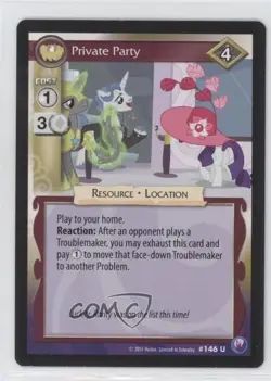 2014 My Little Pony Collectible Card Game - Canterlot Nights Private Party #146 - Image 1