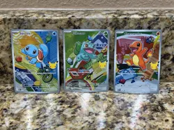 Pokemon First Partner Illustration Collection Bulbasaur Charmander Squirtle - Image 1