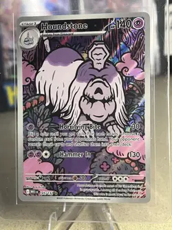 POKEMON HOUNDSTONE MEGA EVOLUTION 145/132 ILLUSTRATION RARE NM/M - Image 1