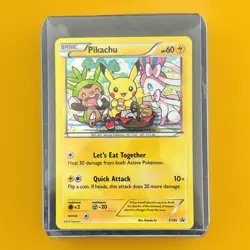Black Star - Pikachu XY95 Promo Bubble Holo Rare (Pokemon TCG) Free Box Shipping - Image 1