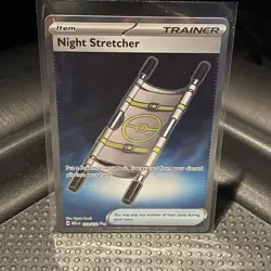 Night Stretcher 173/132 Ultra Rare Trainer Full Art - Pokemon Mega Evolution NM - Image 1