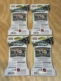 Pokemon TCG Celestial Storm Sleeved Booster Packs Lot of 4 Sealed - Image 2