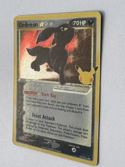 Pokemon TCG - Umbreon Gold Star - 17/17 - Ultra Rare - Celebrations - NM - Image 1