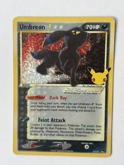 Pokemon TCG - Umbreon Gold Star - 17/17 - Ultra Rare - Celebrations - NM - Image 2