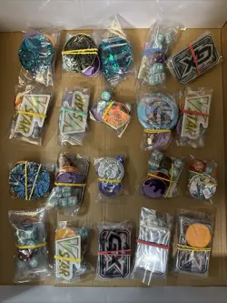 Pokemon Dice Lot Of 25 - Different Sets And Coins, GX, Vstar - Image 1
