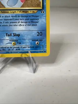 Wooper 71/75 Neo Discovery 1st edition pokemon - Image 4