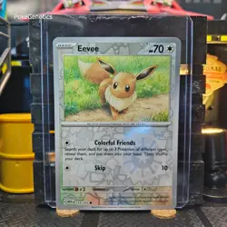 Eevee 151 Reverse Holo Pokemon TCG 133/165 Scarlet & Violet Common - Image 1