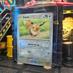 Eevee 151 Reverse Holo Pokemon TCG 133/165 Scarlet & Violet Common - Image 2