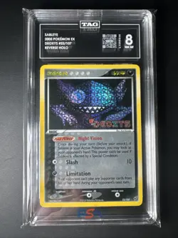 2005 Pokemon EX Deoxys 23/107 Sableye Reverse TAG NM/MT 8 - Image 3