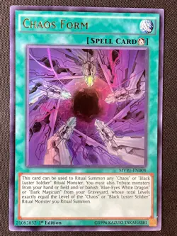 Yu-Gi-Oh TCG #MVP1-EN008 Chaos Form 1st Edition Ultra Rare HP - Image 1