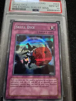 Limited Edition 2002 Yu-Gi-Oh! GEM MINT PSA 10 EDS Skull Dice Promo - Image 2