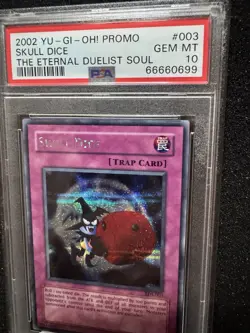 Limited Edition 2002 Yu-Gi-Oh! GEM MINT PSA 10 EDS Skull Dice Promo - Image 5