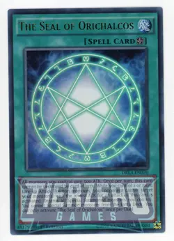 Yugioh The Seal of Orichalcos DRL3-EN070 Ultra Rare 1st Edition NM/LP - Image 1