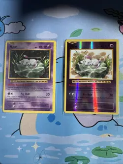 Mew 53/108 Holo & Reverse Holo Evolutions Pokemon Card Set - Image 1