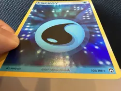 Water Energy Rare Holo - 105/108 EX Power Keepers 2007 - Pokemon TCG - NM - Image 4