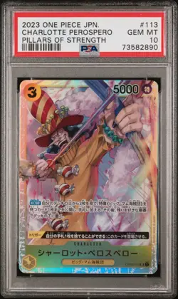 2023 Charlotte Perospero OP03-113 SR One Piece Japanese PSA 10 Gem Mint - Image 1