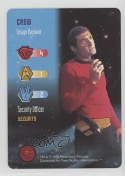 1996 Star Trek - The Card Game Crew Ensign Rayburn - Image 1