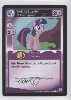 2013 My Little Pony Collectible Card Game - Premiere Twilight Sparkle #64 - Image 1