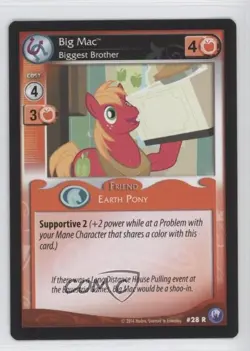 2014 My Little Pony Collectible Card Game - Canterlot Nights Big Mac #28 - Image 1