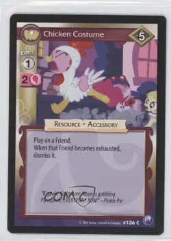 2014 My Little Pony Collectible Card Game - Canterlot Nights Chicken Costume - Image 1