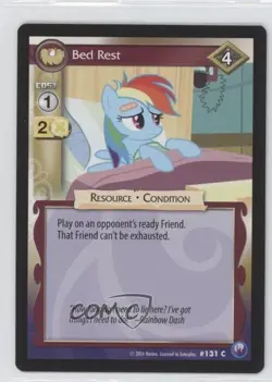 2014 My Little Pony Collectible Card Game - Canterlot Nights Bed Rest #131 - Image 1