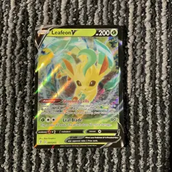 Pokemon TCG Leafeon V Evolving Skies 007/203 Holo Ultra Rare NM - Image 1