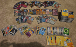 Pokemon Card Bundle JobLot 300 Cards+10 Bonus rare cards Please read Description - Image 1