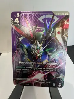 Gundam Card Game ST09-002 LR+ Force Impulse Gundam - Image 1