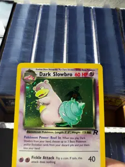 Dark Slowbro 12/82 Unlimited Holo Rare Team Rocket Pokemon Card - Image 5