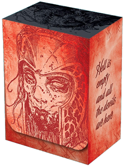 Legion Hell Is Empty Deck Box w/ Divider 100 Card Storage Case mtg ccg tcg - Image 1