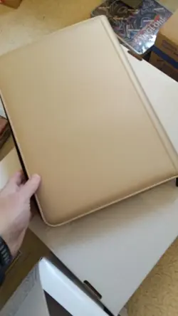 9-Pocket Trading Card Binder Zipper Leather Album CardBinder Collections - Image 1