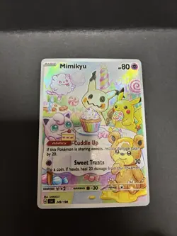 *CUSTOM MADE* Pokemon Mimikyu Birthday Fan Art Card - Image 1