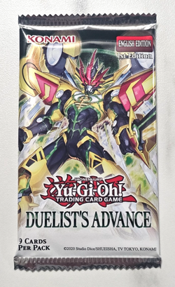 Yu-Gi-Oh! Duelists Advance Sealed pack. 1 Super/Ultra Rare per pack. 9 cards. - Image 1