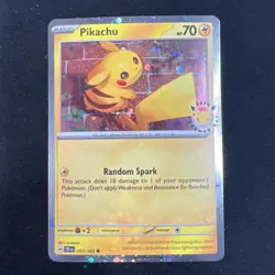Pikachu - (Cosmo Holo) 051/162 Miscellaneous Cards & Products Holo - Image 2