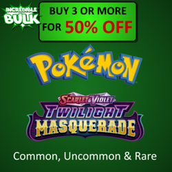 Twilight Masquerade Common/Uncommon/Rare Near Mint Pokemon Card Singles - Image 1