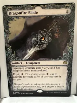 Dragonfire Blade (Showcase) Regular Rare #324 NM Tarkir: Dragonstorm - Image 1