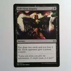 Infectious Inquiry ONE 97 MTG Phyrexia: All Will Be One Common Normal EN NM - Image 1