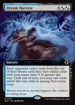 Dream Harvest-Lorwyn Eclipsed-Extended Art-Foil-371-NM - Image 1