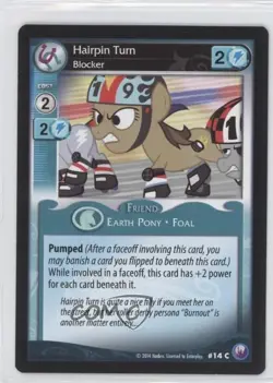 2014 My Little Pony Collectible Card Game - Canterlot Nights Hairpin Turn #14 - Image 1