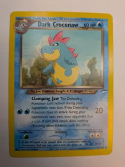 Dark Croconaw - 32/105 - Neo Destiny - Pokemon - Uncommon - Image 1