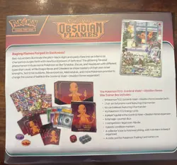Pokemon: Scarlet & Violet: Obsidian Flames Elite Trainer Sealed Box - 9 Packs 820650853913 - Image 3