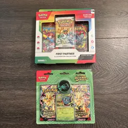NEW Pokemon Ascended Heroes First Partner Illustration + 2 Pack Blister In Hand! - Image 1