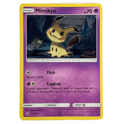 Mimikyu 58/145 Guardians Rising Rare Non-Holo Theme Deck Exclusive Pokemon MP - Image 1